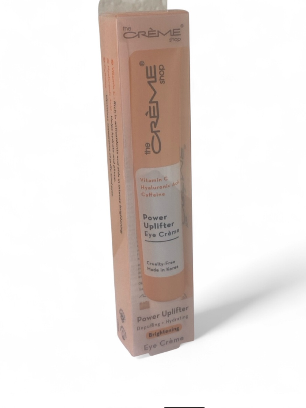 The Crème Shop Power Uplifter Eye Crème - Vitamin C, Hyaluronic Acid & Caffeine - Picture 2 of 5